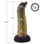 Фаллоимитатор-насадка Hismith Squama Beast Silicone Dildo, серый - Фото №3