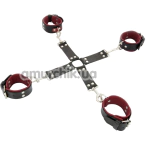 Фиксаторы для рук и ног Whips Collection Hog Tie For Her, черные - Фото №1