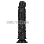 Фаллоимитатор с ароматом лакрицы Delicious Dildo Liquorice 20 см, черный - Фото №1