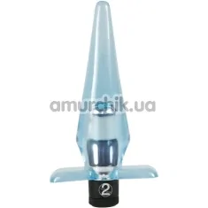 Анальная пробка с вибрацией Anal Blue vibro Buttplug - Фото №1