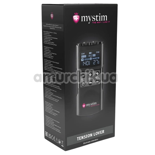 Набор Mystim Tension Lover 2: пульт управления + электроды