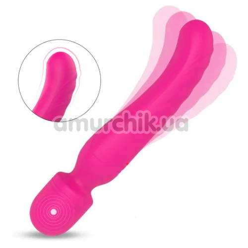 Универсальный массажер с подогревом Essentials Heating Bodywand, розовый