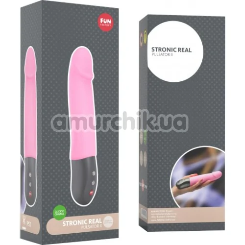 Пульсатор Fun Factory Stronic Real, розовый