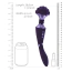 Универсальный вибромассажер Vive Shiatsu Double Bendable Massager Wand, фиолетовый - Фото №6