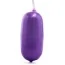 Виброяйцо Basix Rubber Works Jelly Egg, фиолетовое - Фото №4