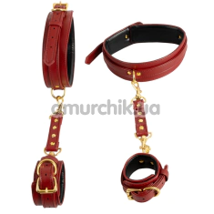 Фиксаторы для рук и ног Bad Kitty Naughty Toys Cuffs, красные - Фото №1