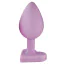 Анальна пробка Love Signal Heart Plug Medium, бузкова - Фото №2