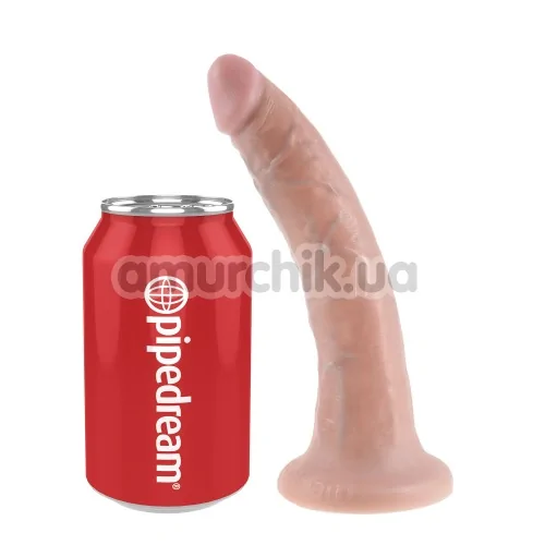 Фаллоимитатор King Cock, 19.9 см телесный