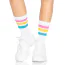 Носки Leg Avenue Pride Pansexual, белые - Фото №3