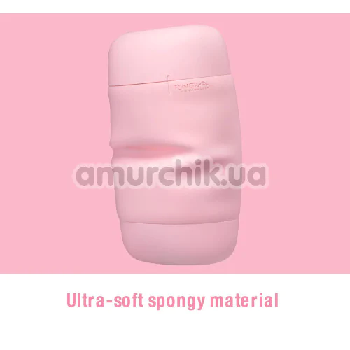 Мастурбатор Tenga Puffy Strawberry Pink, рожевий
