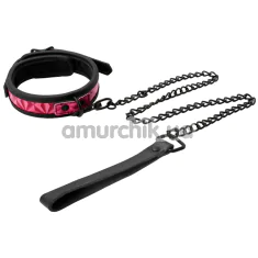 Ошейник с поводком Sinful 1 Collar, розовый - Фото №1