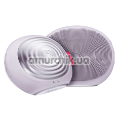 Ультразвукова щітка для обличчя Geske Sonic Thermo Facial Brush 5 in 1 - Hello Kitty, бузкова - Фото №1