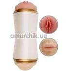 Мастурбатор MX Dream Of Cup Sexual Stroker Pussy & Mouth, телесный - Фото №1