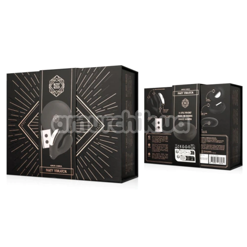 Вибратор для клитора и точки G Rosy Gold Nouveau Remote Control Panty Vibrator, черный