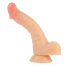 Фалоімітатор Real Touch S Real Beats Dong 7.8 Inch Dildo No.01, тілесний - Фото №1