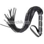 Флоггер DS Fetish Stud Flogger, черный - Фото №1