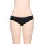 Трусики Star Night Wetlook Zipper Panties, чорні - Фото №7