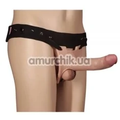 Порожній страпон Unisex Hollow Strap-On Rodeo G 8 Inch, тілесний - Фото №1