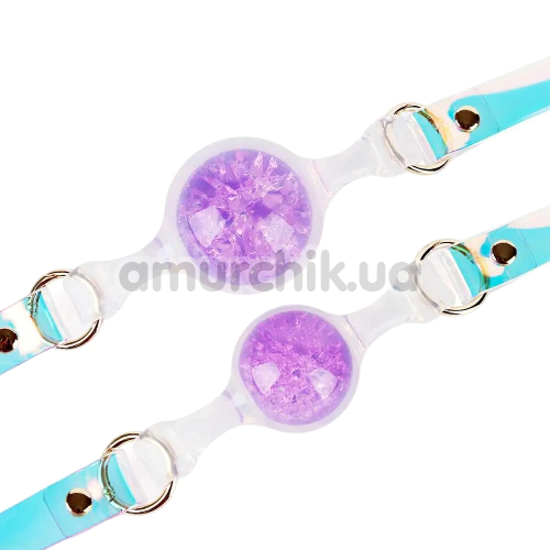 Кляп Liebe Seele Crystal Ball Gag Small, фіолетовий