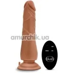 Вібратор Dr. Skin Wireless Remote Dildo 9, світло-коричневий - Фото №1