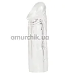 Насадка на пенис Mega Dick Sleeve, прозрачная - Фото №1