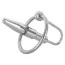 Уретральна вставка з ерекційним кільцем Sextreme Steel Penisplug 2.8, срібна - Фото №4