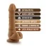 Фаллоимитатор Dr. Skin Realistic Cock Stud Basic 7, коричневый - Фото №7