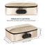 Сумка для хранения секс-игрушек Dorcel Discreet Box, золотая - Фото №5