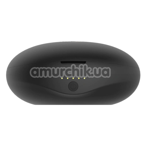 Вібратор Rosy Gold Nouveau Remote Control Couple Vibrator, чорний