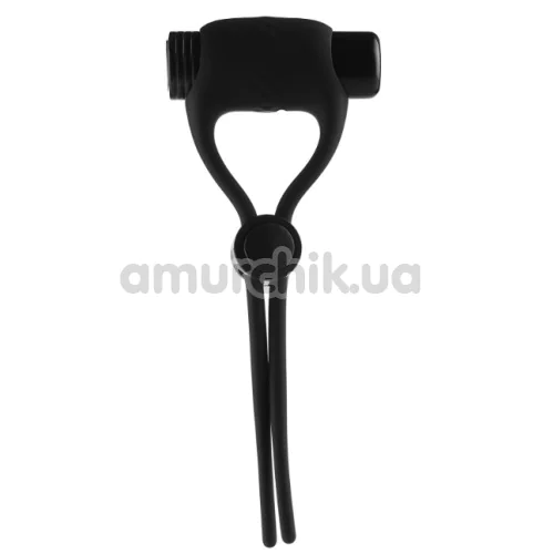Виброкольцо для члена So Divine Adjustable Vibrating Ring, черное