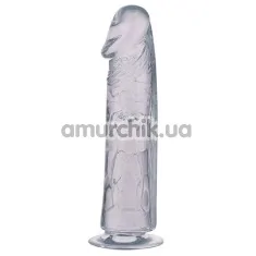 Фалоімітатор Jelly Joy 8.5 Super Clear Stone - Фото №1
