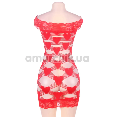 Сукня Star Night Sandy Bodystocking Dress, червона