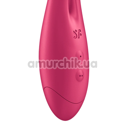 Вібратор Satisfyer Elastic Game, Battery Powered, бордовий