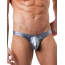 Труси чоловічі Star Night Shimmer Low Waist Briefs, срібні - Фото №1