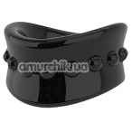 Эрекционное кольцо Stay Hard Beef Ball Stretcher, черное - Фото №1