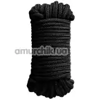 Мотузка Guilty Pleasure BDSM Bondage Rope 10m, чорна - Фото №1