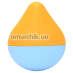 Кліторальний вібратор Tenga Iroha Mini Sora-Mikan, жовто-блакитний - Фото №1