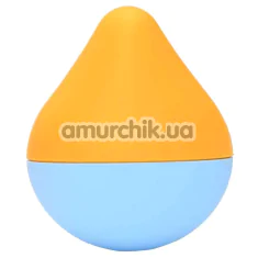 Кліторальний вібратор Tenga Iroha Mini Sora-Mikan, жовто-блакитний - Фото №1
