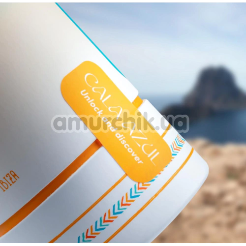 Виброкольцо для члена Cala Azul Jose Vibrating Cockring, голубое