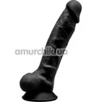 Фаллоимитатор Silexd Premium Silicone Dildo Model 1 Size 7, черный - Фото №1
