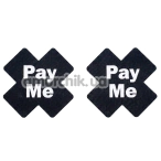 Украшения для сосков Art of Sex Pay Me, черные - Фото №1