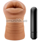 Симулятор орального сексу з вібрацією M For Men Isabella, тілесний - Фото №1