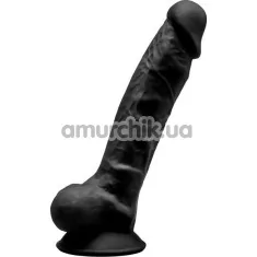 Фаллоимитатор Silexd Premium Silicone Dildo Model 1 Size 7, черный - Фото №1