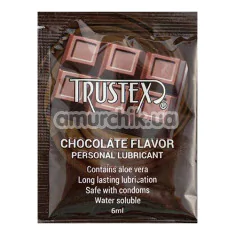Оральний лубрикант Trustex Chocolate Flavor - шоколад, 6 мл - Фото №1