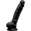 Фалоімітатор Silexd Premium Silicone Dildo Model 1 Size 7, чорний - Фото №1