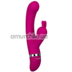 Вибратор Foreplay Frenzy Bunny Kisser, розовый - Фото №1