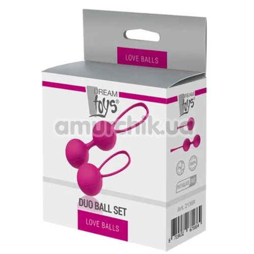 Набор вагинальных шариков Love Balls Duo Ball Set, розовый