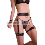 Гартеры с фиксаторами для рук Love Style G 38.1, черные - Фото №1