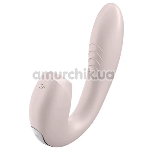 Вібратор з вакуумним стимулятором Satisfyer Sunray, рожевий