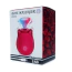 Симулятор орального сексу для жінок з вібрацією Boss Series Rose Massager, бордовий - Фото №8